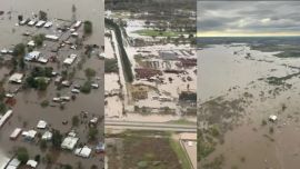 El campo continúa bajo el agua y localidades bonaerenses tuvieron que enfrentar los destrozos de un tornado