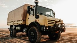 Mercedes-Benz encargada de abastecer con 48 camiones Unimog U4000 al Ejército Argentino