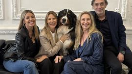 La foto viral de Karina Milei, Karen Reichardt, Virginia Gallardo y el perro Thor