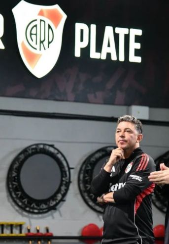 Marcelo Gallardo y Stéfano Di Carlo