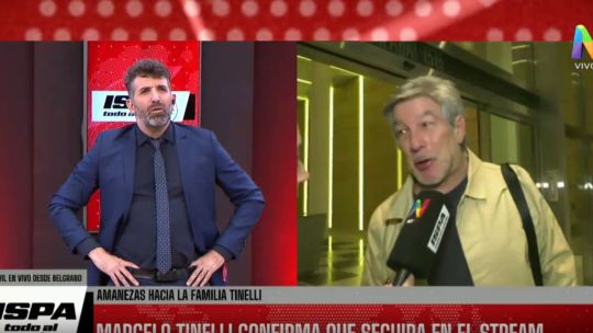 Marcelo Tinelli y Pachu Peña