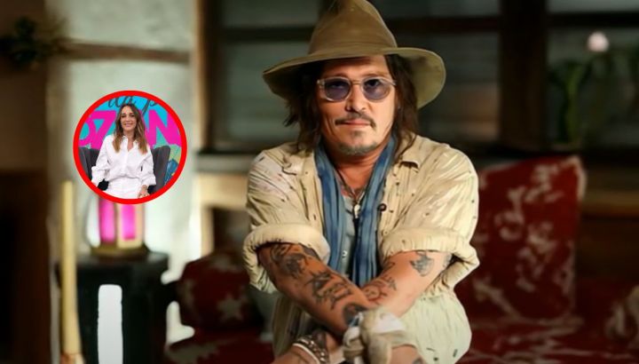 Johnny Depp se sentará en el diván de Cortá por Lozano: cuándo estará
