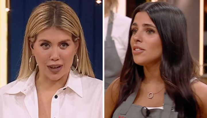 La tensa reacción de Valentina Cervantes cuando Wanda Nara en MasterChef Celebrity le negó los rumores con Enzo Fernández