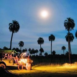 En la reserva privada La Aurora tienen toda la infraestructura para compenetrarse con el paisaje del Palmar abordado desde la aventura.