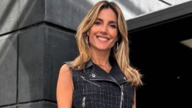 El impresionante look de María Belén Ludueña en el Teatro Colón: bordado a mano y el color imbatible para este verano