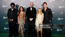 El príncipe Guillermo posó con Anitta, Kylie Minogue y Shawn Mendes durante la ceremonia del Earthshot Prize en Brasil