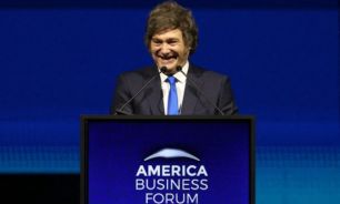 Javier Milei en American Business Forum