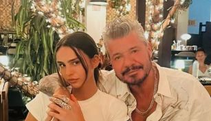 Marcelo Tinelli y su hija Juana