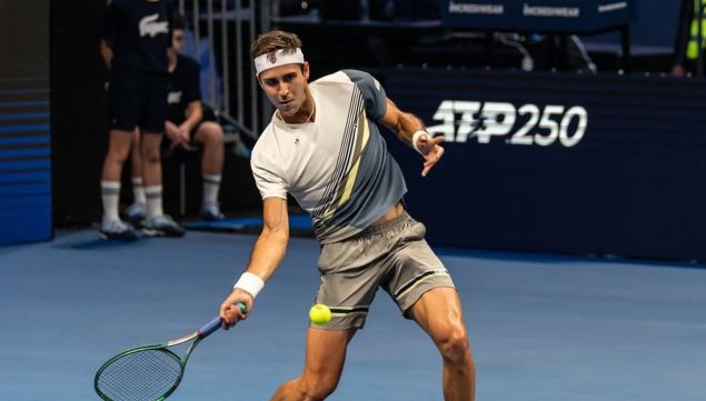 Tomás Etcheverry en el ATP de Atenas