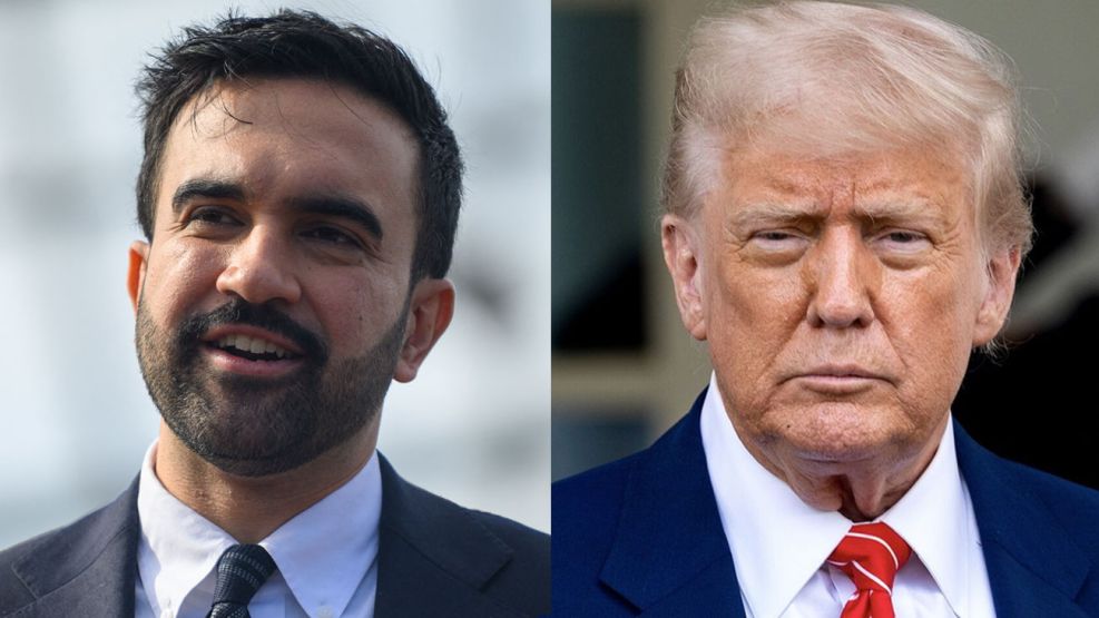 Zohran Mamdani y Donald Trump 06112025