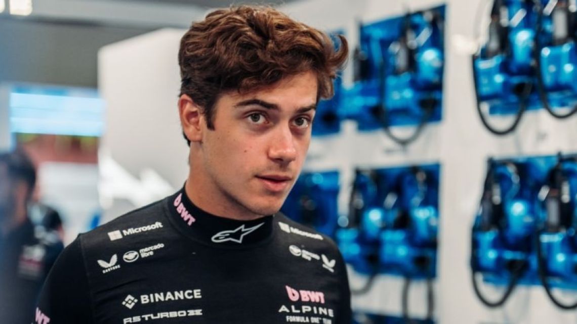 Formula 1 driver Franco Colapinto.