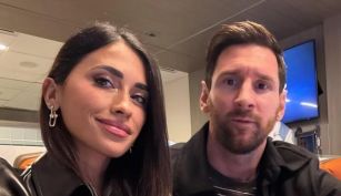 Antonela Roccuzzo y Lionel Messi