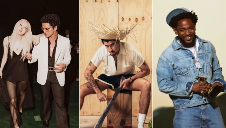 La lista completa de nominados a los Grammys 2026: Rosé, Bad Bunny, Kendrick Lamar, Lady Gaga, Huntrix y más