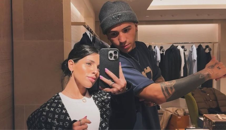 Valentina Cervantes y Enzo Fernández