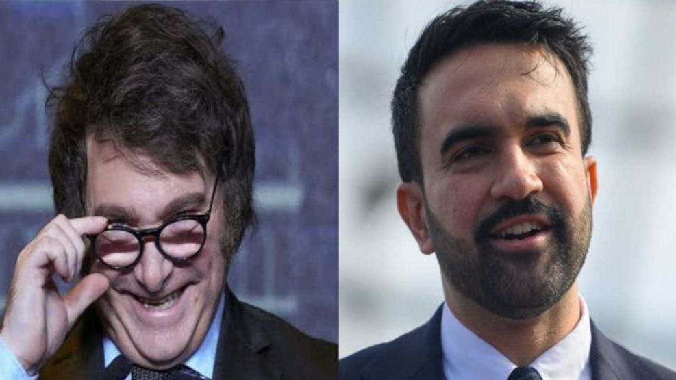 Javier Milei y Zohran Mamdani 20251107