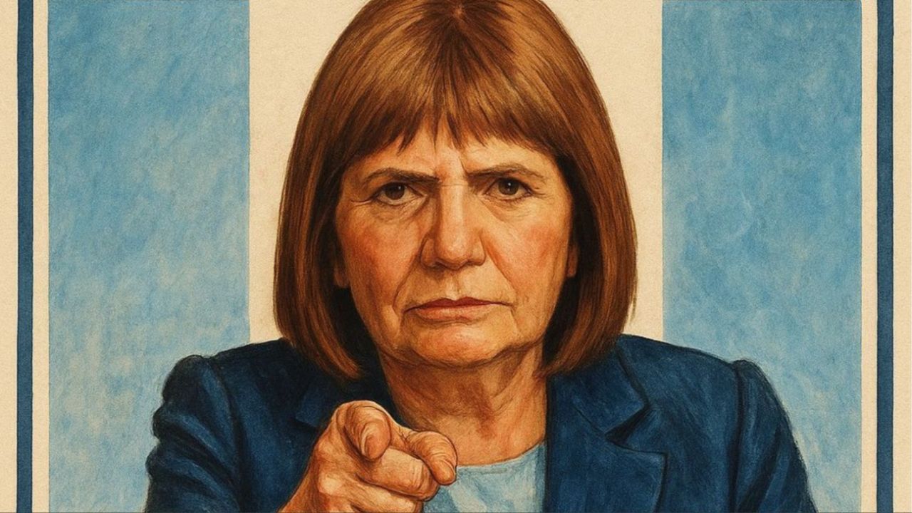 Patricia Bullrich durante un acto oficial