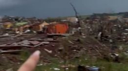Tornado en Rio Bonito do Iguaçu, Brasil