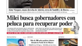 La tapa del Diario PERFIL del sábado 8 de noviembre de 2025