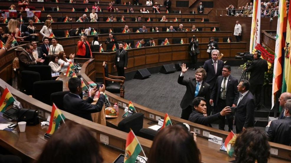 Milei en Bolivia 08112025