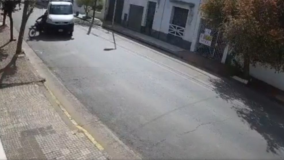 Muerte motociclista en Azul