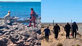 Chubut: encuentran objetos en la costa y amplían operativos de búsqueda de los jubilados desaparecidos
