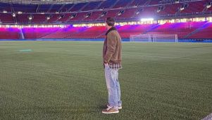 Lionel Messi en el nuevo Camp Nou