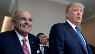 Donald Trump y Rudy Giuliani