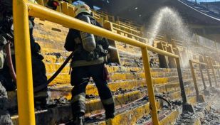Incendio en La Bombonera