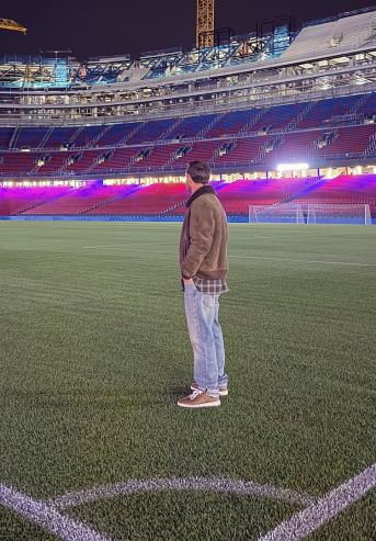 Lionel Messi en el nuevo Camp Nou