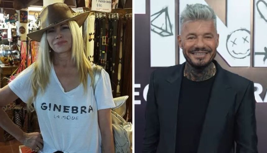 Soledad Aquino y Marcelo Tinelli