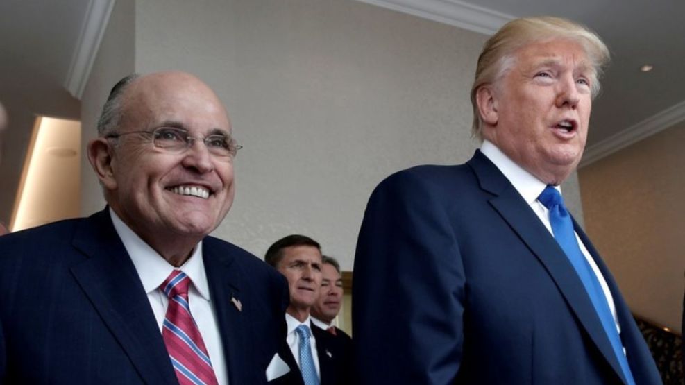 Donald Trump y Rudy Giuliani