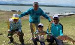Dos pequeños pescadores que inspiran: Camilo y Felipe ganaron el concurso de boga en El Tunal