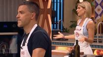 Chino Leunis y Eugenia Tobal en MasterChef Celebrity