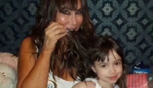 Moria Casán junto a su nieta Helena