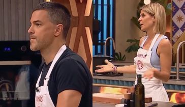Chino Leunis y Eugenia Tobal en MasterChef Celebrity