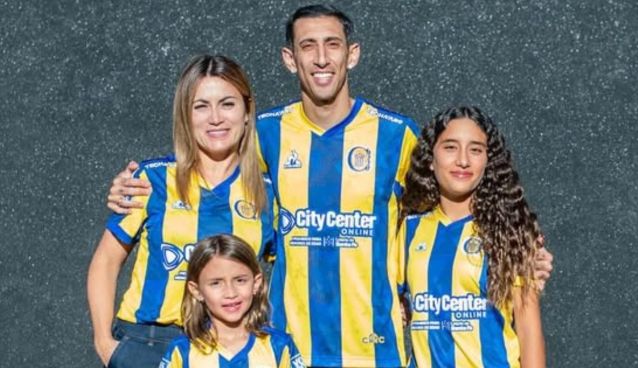 Ángel di María, Jorgelina Cardoso, Mía di María, Pía di María