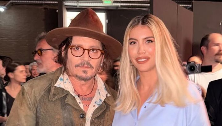 Las fotos del encuentro de Wanda Nara con Johnny Depp: "Gracias por tus amables palabras"