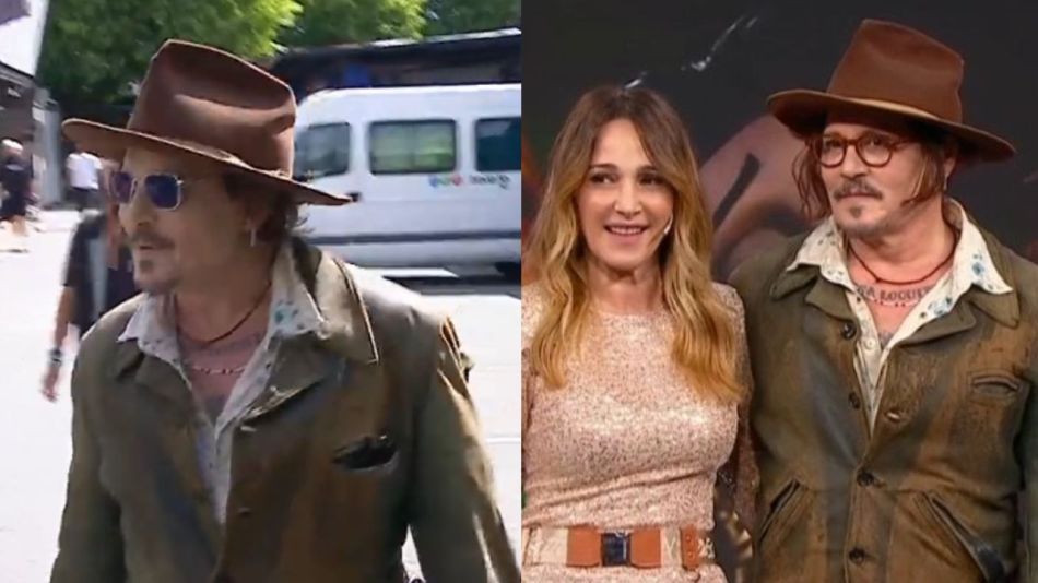 Johnny Depp y Verónica Lozano