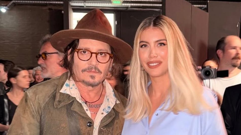 Wanda Nara y Johnny Depp