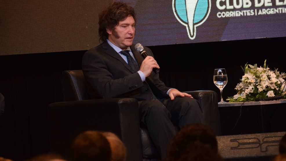 Javier Milei en Corrientes