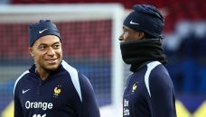 Kylian Mbappé con la Selección de Francia
