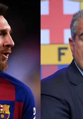 Laporta y Messi