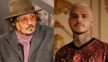 Johnny Depp y Mauro Icardi