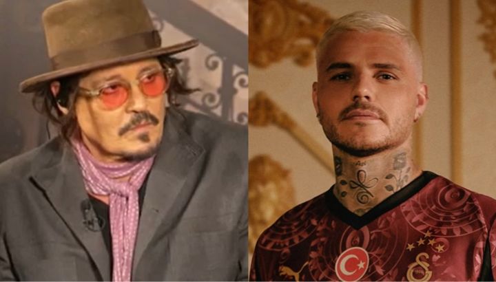 La reacción de Johnny Depp cuando le preguntaron por Mauro Icardi: qué dijo