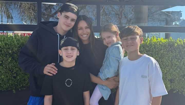 Pampita reveló cómo fue el reencuentro de sus hijos con Amancio y Magnolia Vicuña