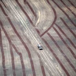 Área deforestada de la selva amazónica preparada para la plantación en los alrededores de Belém, en el estado de Pará, Brasil. Foto de Mauro PIMENTEL / AFP | Foto:AFP