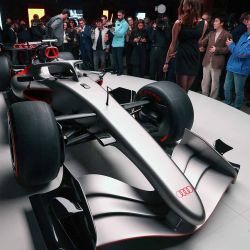  El coche del equipo de fábrica de Audi F1, está en exhibición en Múnich Alemania. Foto de Alexandra BEIER / AFP | Foto:AFP