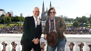 Johnny Depp y Julio Alak