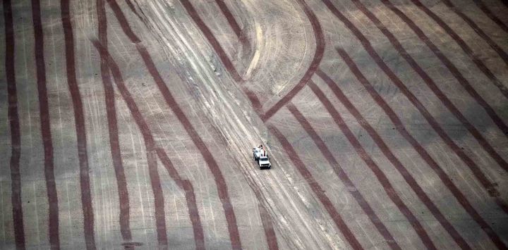 Área deforestada de la selva amazónica preparada para la plantación en los alrededores de Belém, en el estado de Pará, Brasil. Foto de Mauro PIMENTEL / AFP