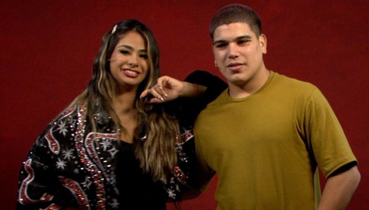 El tierno momento que protagonizaron Daniela Celis y Thiago Medina en el ciclo de Moria Casan